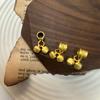 Orquídea Campana Campanas Antiguas Hebilla de Agujero Grande Cuerda Estilo Nacional Estilo Chino Nuevo Pulsera con Colgante de Cuentas Accesorios con Cuentas