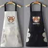 Avental de Cozinha Impermeável e à Prova de Óleo, Roupa de Trabalho, Avental de Urso Marrom Fashion e Fofo, Novo Estilo de Avental de Urso Personalizável