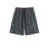 Shorts de Botão de Rua de Verão para Homens, Estilo Americano Moderno, Soltos, Casuais, Versáteis, Moda, Shorts Esportivos de Basquete