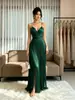 858W Novo Vestido de Noite Europeu e Americano com Babados e Franjas, Vestido Longo Justo para Banquetes e Festas 2026