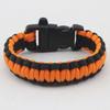 Suministros para actividades al aire libre, montañismo, acampada, cuerda de paraguas de siete núcleos, silbato de supervivencia de pedernal, pulsera de cuerda de paraguas tejida, venta al por mayor
