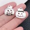 Joias transfronteiriças mistas 100 cinco cores Halloween caveira morcego aranha pingente pulseira chaveiro acessórios