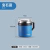 Nueva Taza Portátil de Acero Inoxidable 304 Sellada Aislada Vaso para Agua con Tapa Acero Inoxidable 304 Taza para Café Vaso para Agua