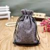 Oferta especial bolsa de linho com cordão 7*9 joias presente sachê de aromaterapia bolsa de armazenamento 10*14 bolsa para copo d'água 13*18