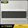 Gabinetes con encimera de pizarra, gabinetes de cocina de mármol para el hogar, estufa simple, gabinetes de cocina con almacenamiento integrado, otros