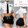 Ropa interior sexy de comercio exterior Guiruo, corbata de cintura caliente para la pasión, traje de uniforme de policía para juego de rol F9325