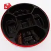 Suministro Directo de Fábrica lata redonda de hojalata Caja para Pastel de Luna caja de hierro para galletas alimento nougat snack lata de hierro