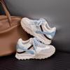 2025 Novos Sapatos de Treino Alemães de Sola Grossa e Plataforma para Mulher Primavera Versátil Casual Sapatos Torre Estilo Ballet Vintage Sapatos Forrest Gump
