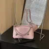 Moda Europea y Americana Transfronteriza 2026 Bolso de Cadena Patrón de Cocodrilo Nicho de Gama Alta Bolso de Hombro Cruzado Debajo del Brazo Bolso de Moda para Mujer