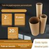Tangshan fábrica logística expressa personalizada Kraft Tubo de papel cartaz caligrafia e pintura papel de parede vara de pesca feltro tubo de papel