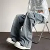 Jeans de trabajo de estilo americano de moda para hombre, pantalones casuales rectos de corte holgado, con diseño versátil y bolsillos grandes