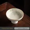 Plato para Bocadillos de Té Estilo Chino Pintado a Mano, Bandeja para Tetera de Pie Hecha a Mano, Plato para Frutas, Plato de Cerámica para Postres, Pastel de Té, Frutas Secas, Plato para Bocadillos