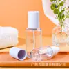 Frasco Spray de Loção com Pressão 20-150ml Petg Parede Grossa Redondo Embalagem Cosmética Frasco de Óleo Essencial Frasco Plástico