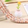 6*2mm Cuentas Espaciadoras de Ábaco de Jade de Cristal Natural Cuentas Sueltas DIY Pulsera Collar Espaciador Accesorios de Joyería Venta al por Mayor