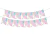 Accesorios de decoración de cumpleaños temáticos de macarrón arcoíris degradado más vendidos de Amazon, mantel desechable, platos de papel, mantel