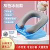 Video con almohada multifuncional para acostarse, almohada para la siesta para niños, artefacto plegable para la siesta de oficina, almohada inclinable en forma de U