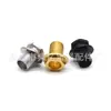 Tuerca de arandela hexagonal para botón de cuerda de guitarra de baquelita completamente cerrada, casquillo de tuerca hexagonal, barril de tornillo negro/dorado/Cromo