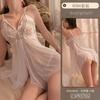 Yiyue lencería sexy camisón sexy malla caliente perspectiva encaje tentación pijamas uniforme comercio exterior venta al por mayor 8594