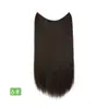 Peruca, Linha de Pesca de Fibra Química, Peruca Cortina de Cabelo, Cabelo Longo Liso, Extensões de Cabelo Sem Costura, Produtos para Linha do Cabelo de Seda de Alta Temperatura
