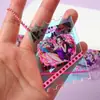 Llavero de Acrílico Epoxi de Dibujos Animados Llavero del Pequeño Libro Rojo Accesorios DIY Personaje Colgante Pequeño Acrílico