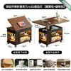 Mesa de centro para sala de estar, mesa de centro estilo vintage, móvil y plegable, para apartamentos pequeños, 2026 mesa auxiliar multifuncional para sofá, subsidiada por el estado