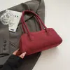2026 Nuevo Diseño de Nicho Coreano Bolso de Axila para Mujer Moda Otoñal Linda Mori Bolso de Mano Bolso Bowling Bolso de Hombro