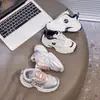 Pequeno Filho do Meio Su Yinyin Primeiro Encontro Galáxia Original Prata Espessura Estrelas Confortáveis Tênis Esportivos Casuais Sapatos de Pai Femininos