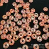 Melancia Cristal Fundo de Gelo 10x6mm Furo Grande Rosca Donut Atacado Contas de Ábaco Furo Grande Contas Soltas DIY Joias de Jade