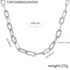 Collar con nuevo patrón a juego, estilo hip hop europeo y americano, pulsera personalizada de moda, cadena neutra chapada en oro y acero de titanio para mujer