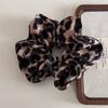 Banda para el cabello de terciopelo con estampado de leopardo de color, vintage, simple, anillo para el cabello, cuerda para el cabello, diadema, parte superior craneal alta, pinzas para el cabello, nuevos accesorios para el cabello