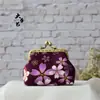 Porta-moedas - Bolsa com Fecho de Patrimônio Cultural Imaterial Kit de Materiais DIY Nova Bolsa Artesanal Estilo Chinês Conjunto Artesanal para Viagem de Estudo Item Padrão