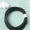 Cuero PU Costura de Borde Núcleo Redondo Envuelto en Correa Correa para Hombro Cuerda Accesorios DIY Tracción Cuerda de Cuero Trenzado