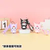 Bolsa de almacenamiento para auriculares de silicona con personaje Stitch para cruzar fronteras, llavero colgante, monedero infantil, llavero, personalización