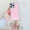Adecuado para Funda de Teléfono con Colgante de Pajarita para Apple 16Pm Funda Protectora de Epoxi para Iphone17Pro Funda de Teléfono 16Pm