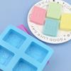 Molde de sabão de silicone para árvore da felicidade, direto da fábrica, 4 moldes, fácil de desmoldagem, reutilização, resistente a altas temperaturas, molde de sabão frio