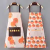 Delantal Caqui Ruyi Moda Femenina Hogar Cocina Cocinar Limpiar Cintura Manos Alto Valor Impermeable y Resistente al Aceite Delantal