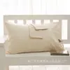 Fundas de almohada de color liso cepilladas para las cuatro estaciones, 48x74 cm, para uso individual o doble, adecuadas para hoteles, estudiantes y uso doméstico, juego de dos