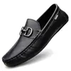 Zapatos de frijol de venta caliente en vivo para hombre, cuero genuino de piel de vaca, transfronterizos, de alta gama, perezosos, de un paso, zapatos casuales, mocasines transpirables