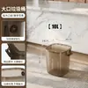 Cubo de basura de gran capacidad para cocina, Contenedor de almacenamiento estrecho de lujo, Alto valor estético para sala de estar y oficina, Papelera de almacenamiento para el hogar