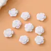 Parche de resina de flor de camelia capullo de rosa pequeño de 12 mm material de accesorios para pendientes hechos a mano para pendientes accesorios para el cabello