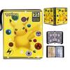 Álbum de Cartas Pokemon 4 Ranuras 9 Compartimentos Pokemon Cuero Colección Álbum Transfronterizo Dropshipping Tarjeta Cremallera Almacenamiento Álbum Bolsa