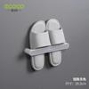 Estante para zapatillas sin perforaciones para baño, estante de almacenamiento para inodoro, artefacto para guardar zapatos, estante para colgar en la pared del inodoro, escurridor