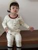 Ropa Infantil Estilo Coreano Otoño 2025 Ropa de Otoño e Invierno para Bebés Conjunto de Pijama de Dibujos Animados para Niños