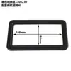 Marco de observación para medidor eléctrico negro 130X230 con ventana de observación para caja eléctrica de control de vidrio marco para instrumentos marco de plástico