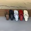 Sandalias de Espiga con Suela Gruesa para Mujer para Usar Afuera con Faldas, Chanclas de Verano 2026 con Diseño Plegado, Sandalias de Playa Cómodas