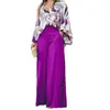 2026 Verano Nuevo Estilo Transfronterizo Europeo y Americano Comercio Exterior Ropa de Mujer Casual para el Trabajo Mangas Murciélago Bloques de Color Estampado Conjunto de Moda
