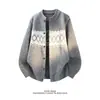 Nuevo Suéter Cardigan de Otoño 2026 para Hombre, Moda Trendy con Bloques de Color, Cuello Alto, Chaqueta de Punto Casual para Hombre