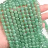 Cuentas Redondas de Jade del Sur Cuentas Sueltas Ágata de Cristal DIY Collar Accesorios de Joyería Semi-Terminados Venta al por Mayor Cuentas Sueltas Hechas a Mano DIY