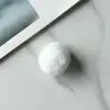 Bolas de Pelo de Coelho Rex Sintético 3cm4cm Feitas à Mão DIY Bola de Pelúcia Joia Chaveiro Pingente de Bolsa Acessórios para Roupas Sapatos e Chapéus