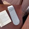 Nuevos calcetines de Otoño e Invierno calcetines de mujer de longitud media calcetines con cordón de Corea del Sur calcetines de mujer zapatos de ballet Medias calcetines de algodón de color liso sakasaka Jiwu